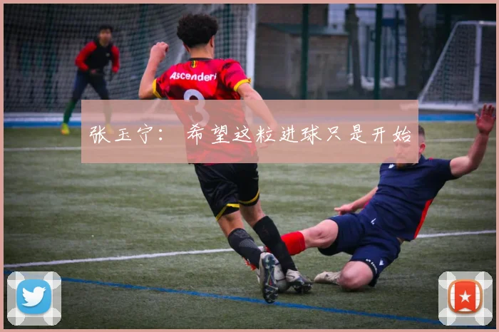 张玉宁： 希望这粒进球只是开始
